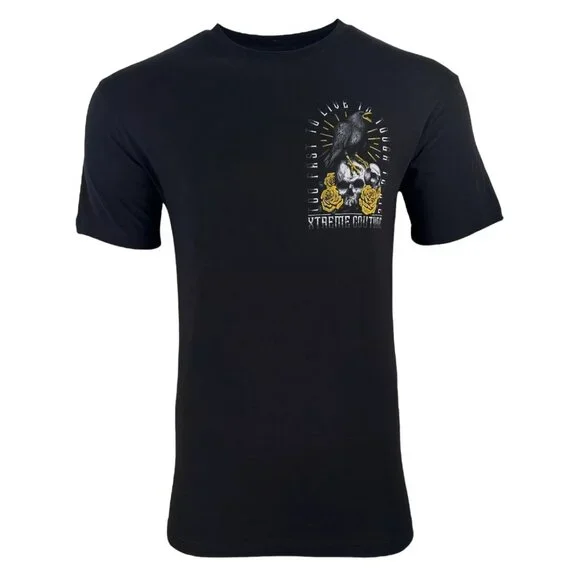 Affliction Extreme Couture Black Graphic T-Shirt - Picture 3 of 4